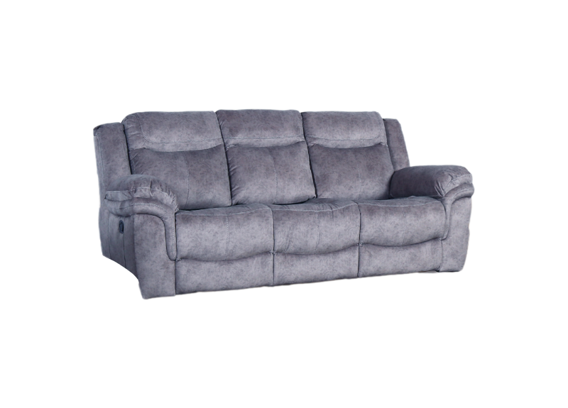 Sofa Recliner 3 Seater Diamond Grey